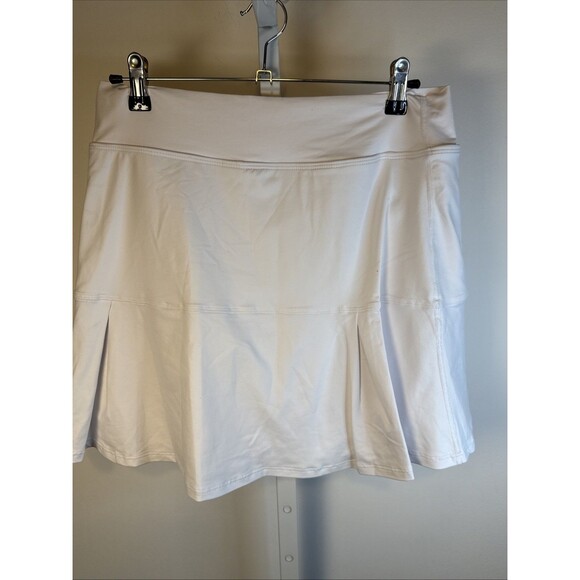 NEW Women's White Athletic Wear Dona Joe Skort Skirt XL $65 Pickleball Vacation - Picture 4 of 8